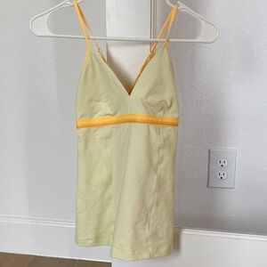 Lululemon Athletica Yellow and Orange Chemise